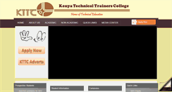 Desktop Screenshot of kttc.ac.ke